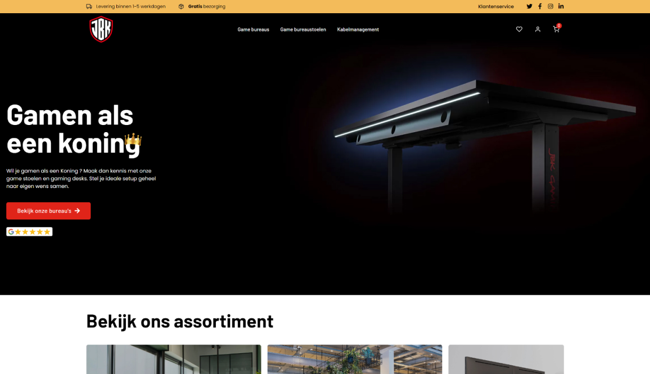d-Portfolio item gamingdesks